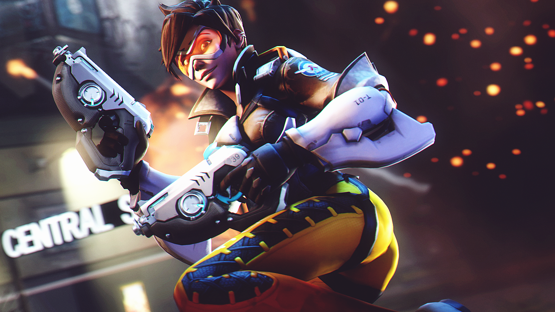 Mobile wallpaper: Overwatch, Video Game, Tracer (Overwatch), 1244824  download the picture for free.
