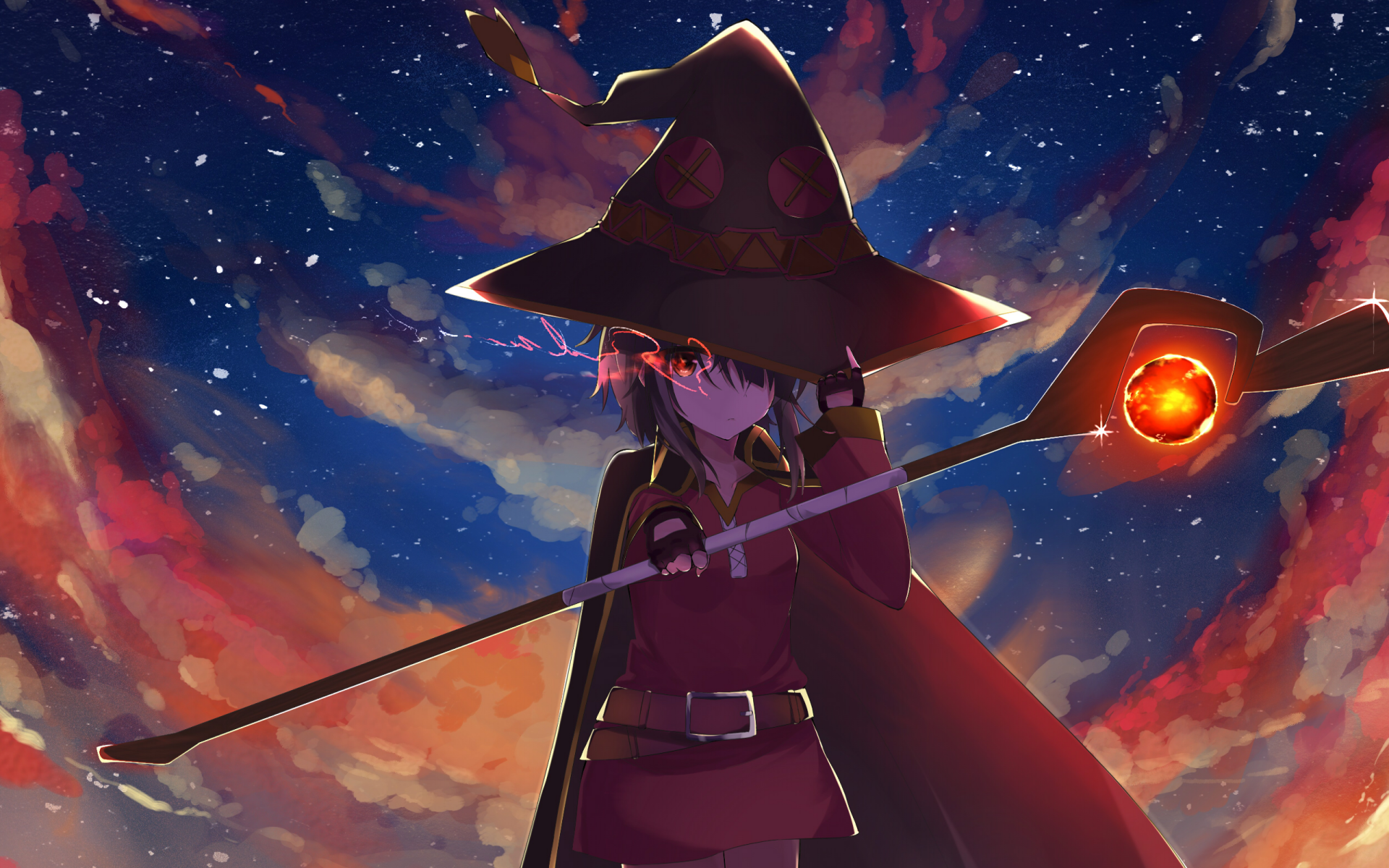 Kono Subarashii Sekai ni Shukufuku wo! #Megumin Yunyun (Konosuba) #2K #wallpaper #hdwallpaper #desktop