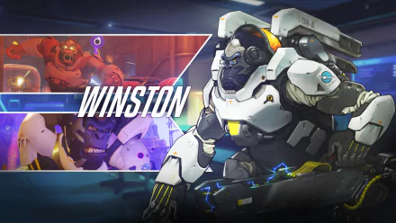 Winston (Overwatch) video game Overwatch HD Desktop Wallpaper | Background Image