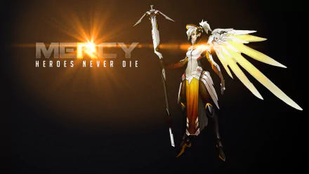 Mercy (Overwatch) video game Overwatch HD Desktop Wallpaper | Background Image