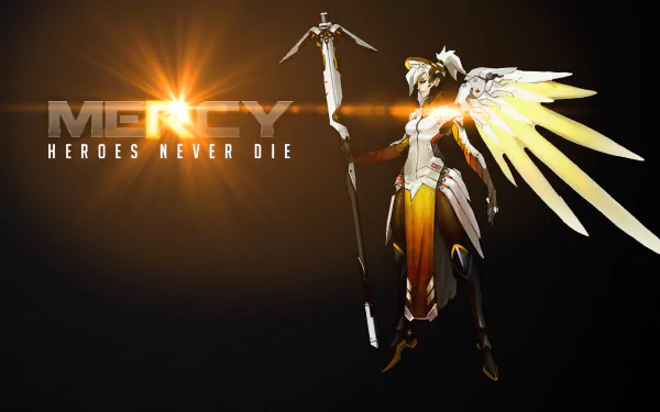 Mercy (Overwatch) video game Overwatch HD Desktop Wallpaper | Background Image