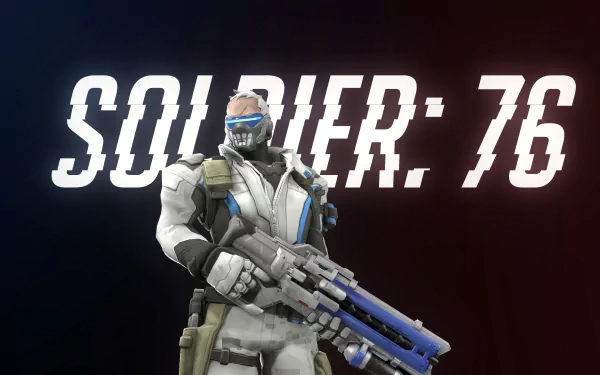 Soldier: 76 (Overwatch) video game Overwatch HD Desktop Wallpaper | Background Image