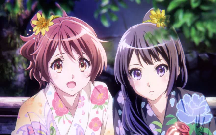 Kumiko Oumae Reina Kousaka Anime Sound! Euphonium HD Desktop Wallpaper | Background Image