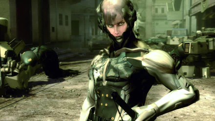 Raiden (Metal Gear) video game Metal Gear Solid 4: Guns of the Patriots HD Desktop Wallpaper | Background Image
