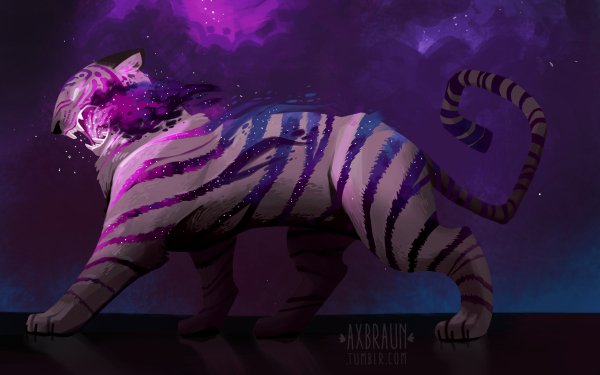 Fantasy Tiger Fantasy Animals HD Wallpaper | Background Image
