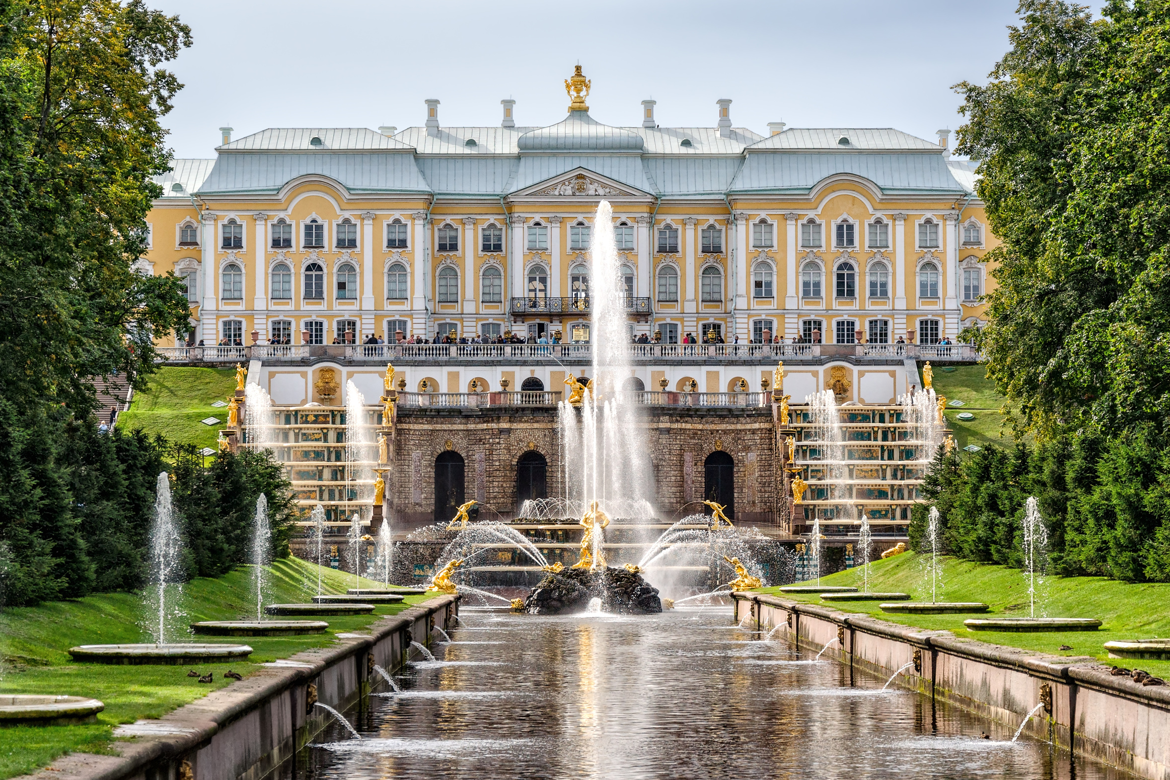 Petergof Palace, St Petersburg, Russia by Valery Egorov