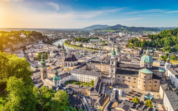Man Made Salzburg Cities Austria Europe City HD Wallpaper | Background Image
