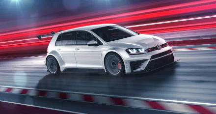 car white car compact car Volkswagen Volkswagen Golf vehicle Volkswagen Golf GTI HD Desktop Wallpaper | Background Image