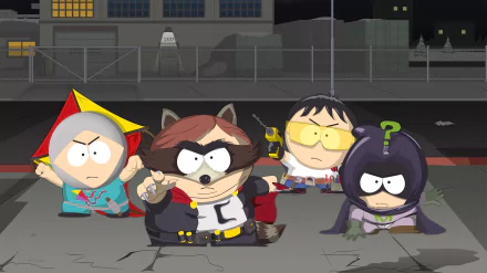 The Coon (South Park) Kenny McCormick Stan Marsh Eric Cartman Kyle Broflovski video game South Park: The Fractured But Whole HD Desktop Wallpaper | Background Image
