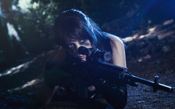 Women Cosplay Metal Gear Solid V: The Phantom Pain Quiet HD Wallpaper | Background Image