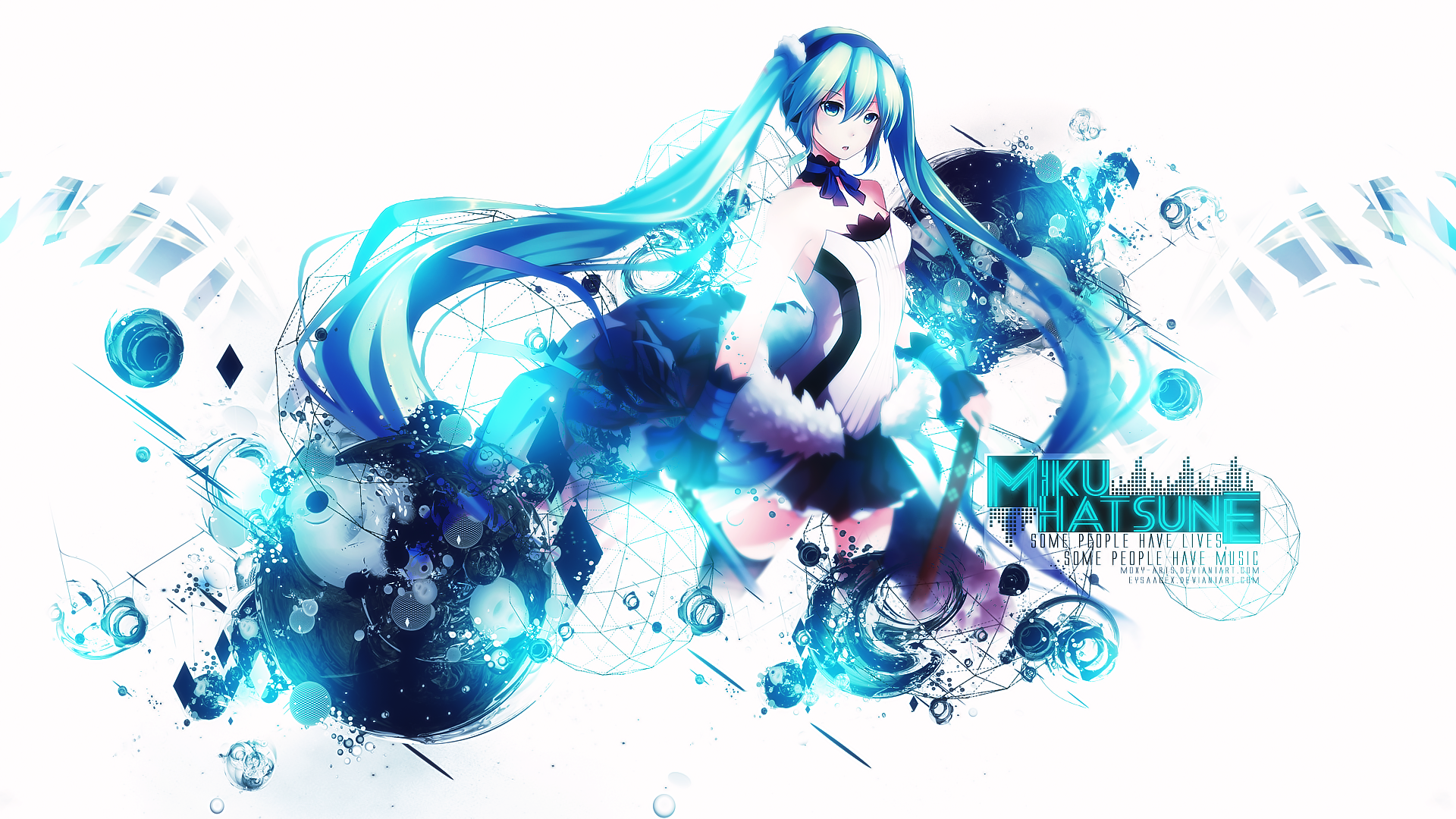 Download Hatsune Miku Anime Vocaloid HD Wallpaper by EysaaGFX