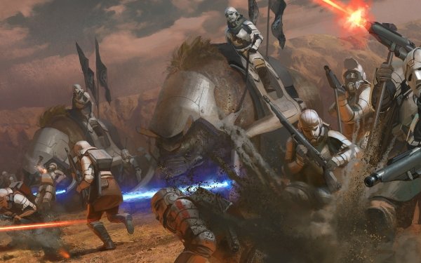 Sci Fi Star Wars Battle Stormtrooper Warrior HD Wallpaper | Background Image