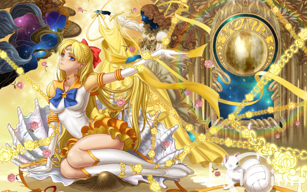 Anime Sailor Moon Minako Aino Sailor Venus Artemis HD Wallpaper | Background Image