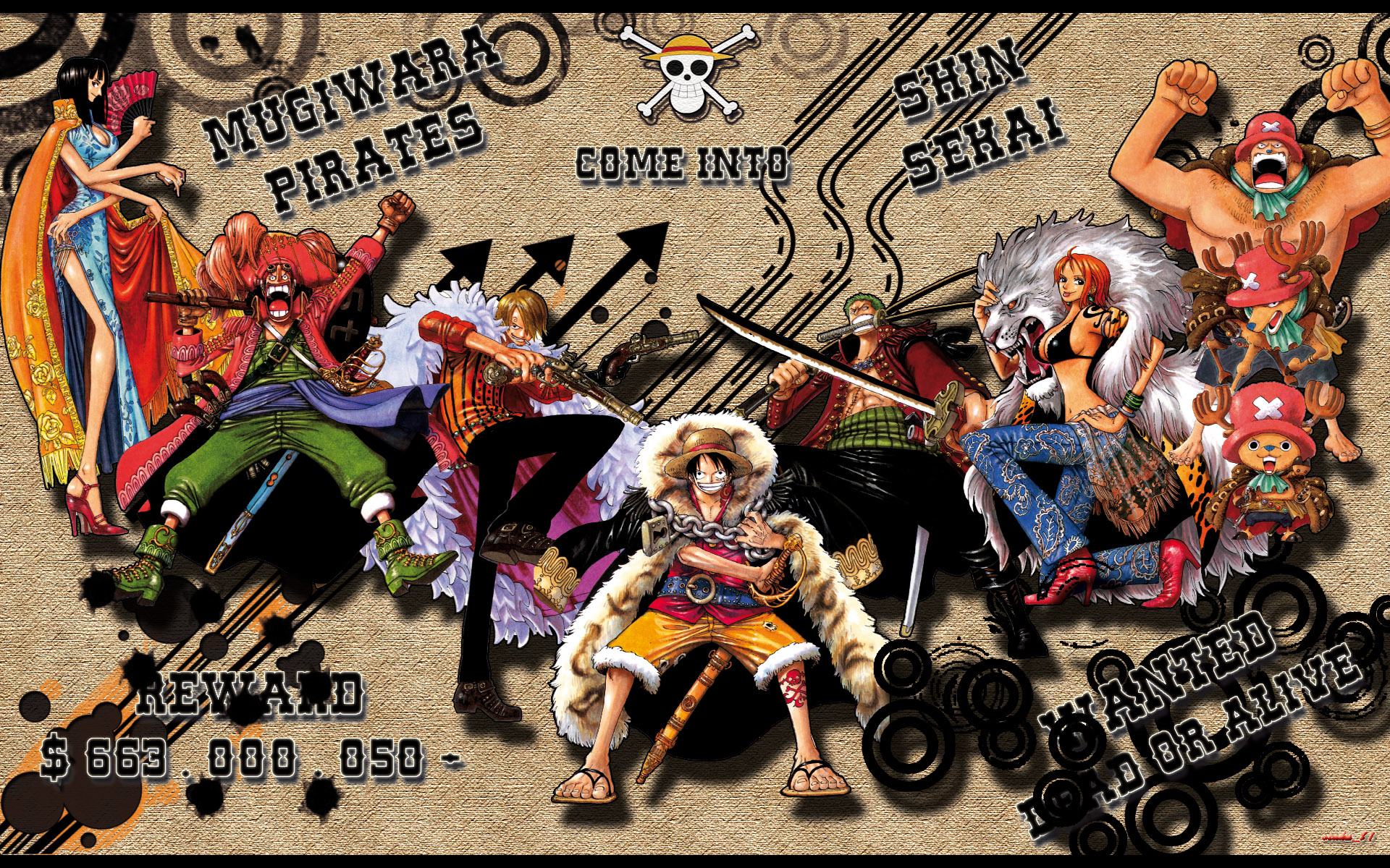One Piece Hd Wallpaper Background Image 19x10