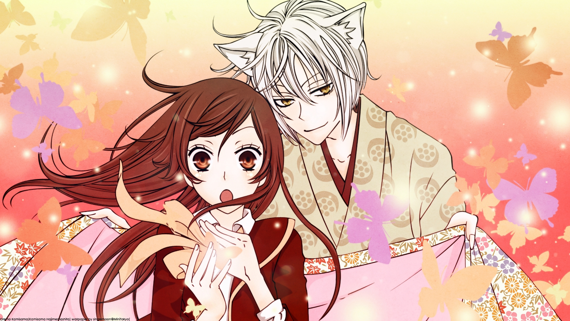 Tomoe and Nanami from Kamisama Kiss HD Wallpaper by princessLINDA