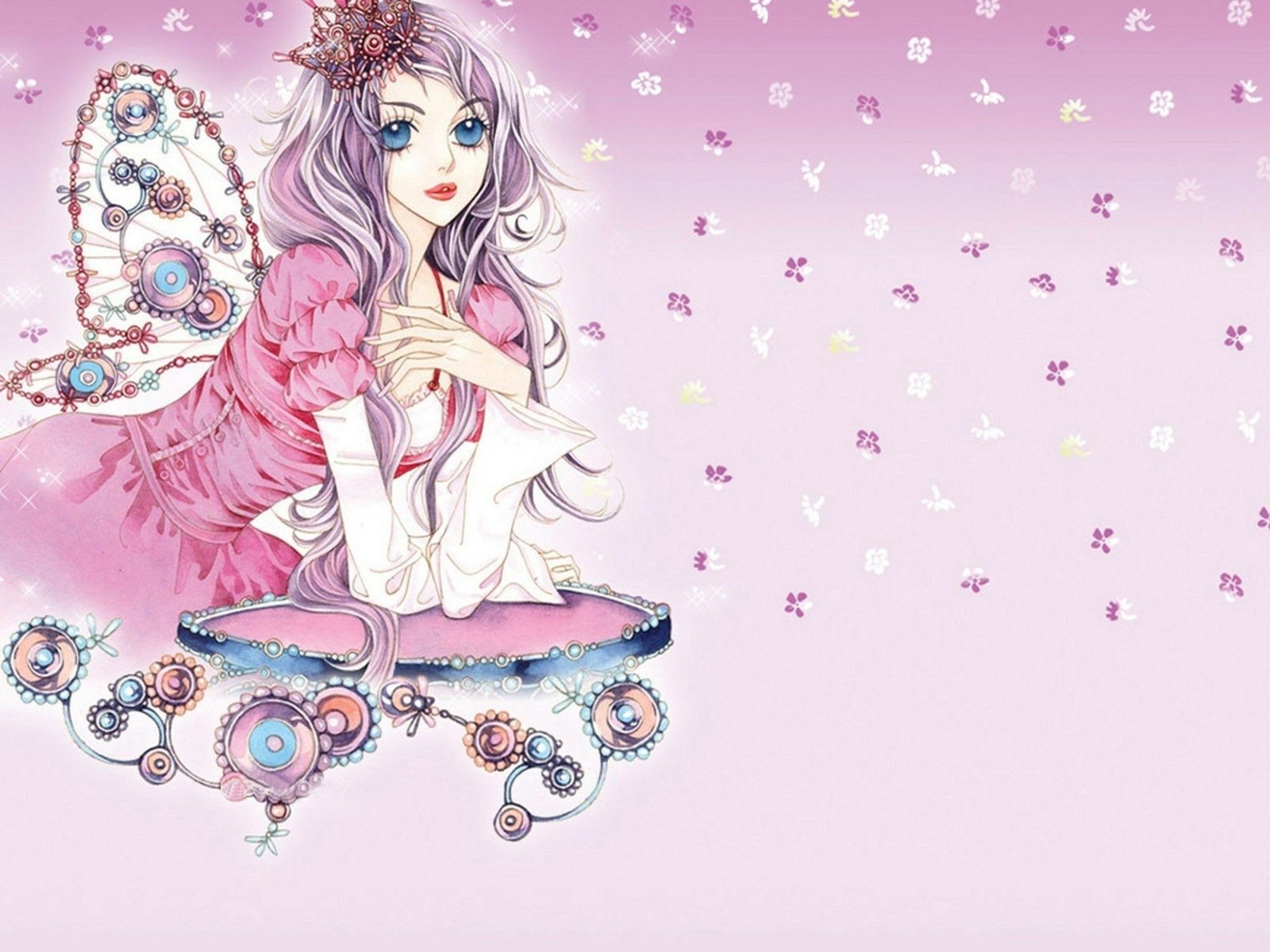Pink Fairy Princess Wallpaper and Background Image ...