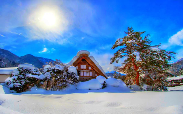  House in Winter