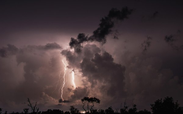 Photography Lightning Night Sky Cloud HD Wallpaper | Background Image