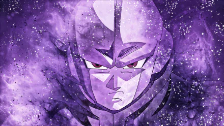 HD desktop wallpaper and background featuring Hit from Dragon Ball Super, with a detailed and colorful abstract background, tagged under Dragon Ball and Anime.