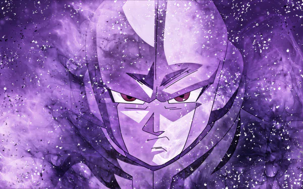 HD desktop wallpaper and background featuring Hit from Dragon Ball Super, with a detailed and colorful abstract background, tagged under Dragon Ball and Anime.