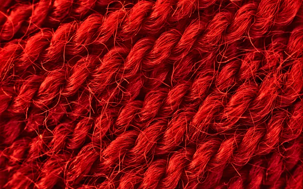 red close-up man made rope HD Desktop Wallpaper | Background Image