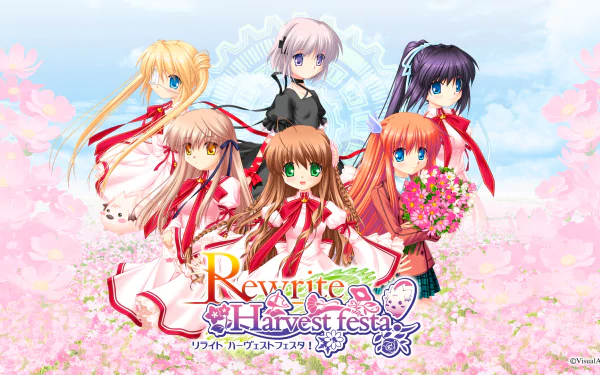 Chihaya Ohtori Akane Senri Shizuru Nakatsu Kagari (Rewrite) Kotori Kanbe Lucia Konohana Anime Rewrite HD Desktop Wallpaper | Background Image