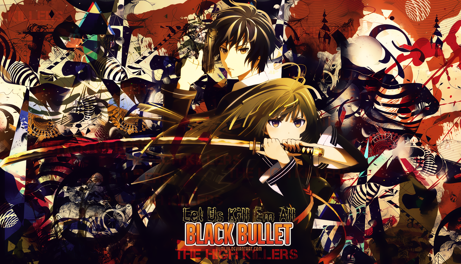 Anime Black Bullet HD Wallpaper | Background Image