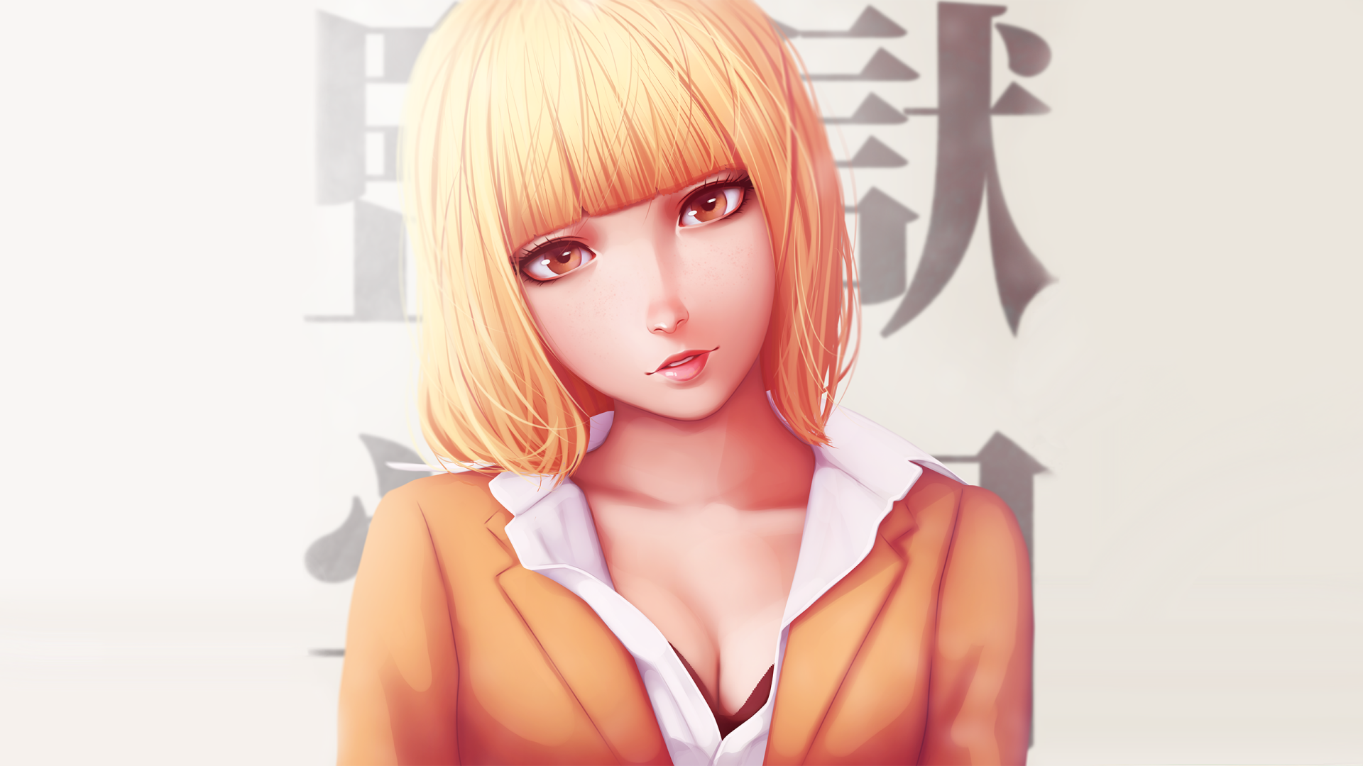 Download Hana Midorikawa Anime Prison School HD Wallpaper by Miura Naoko