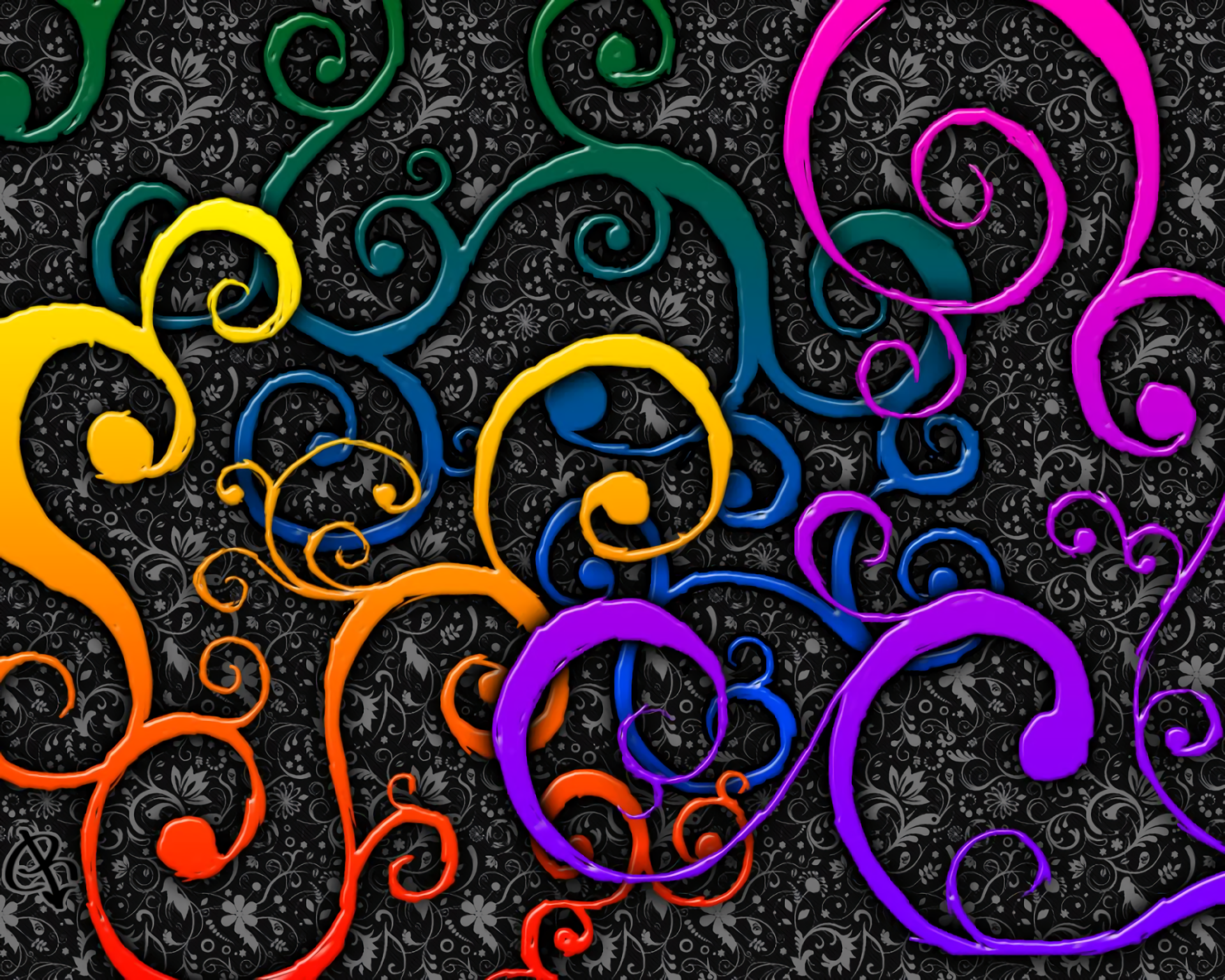 Download Colors Swirl Abstract Design HD Wallpaper | 2048x1638 ...
