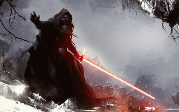 Movie Star Wars Episode VII: The Force Awakens Star Wars Kylo Ren Lightsaber HD Wallpaper | Background Image