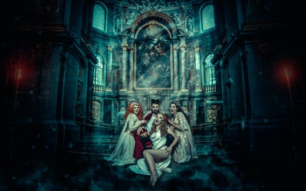 Dark Vampire Altar HD Wallpaper | Background Image