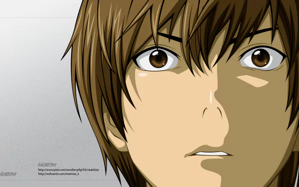 Light Yagami Anime Death Note HD Desktop Wallpaper | Background Image