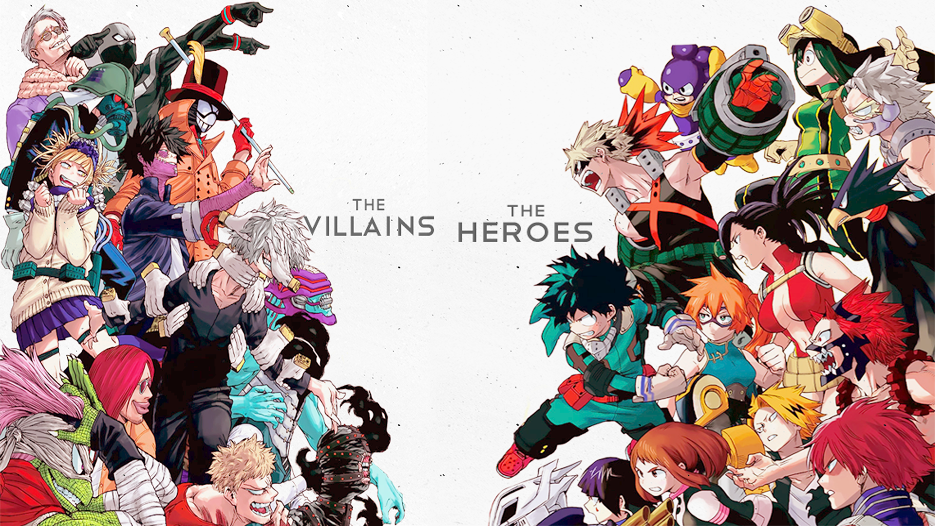 The Villains Vs The Heroes by ASR-94