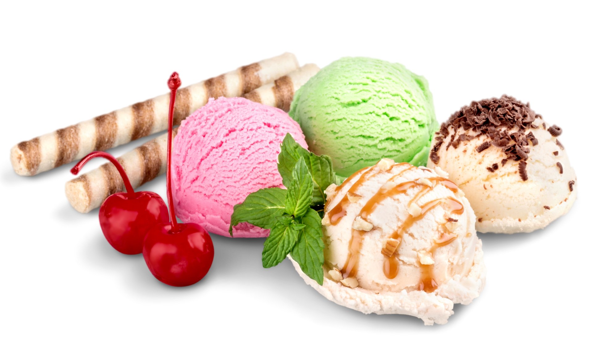 Download Cherry Summer Food Ice Cream 4k Ultra HD Wallpaper