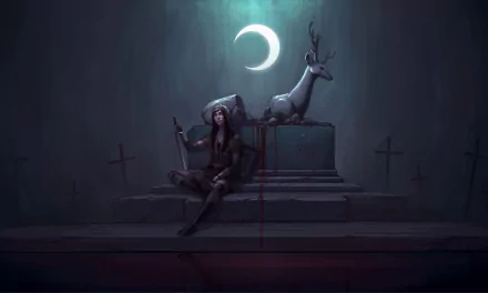 crescent sword woman warrior fantasy HD Desktop Wallpaper | Background Image