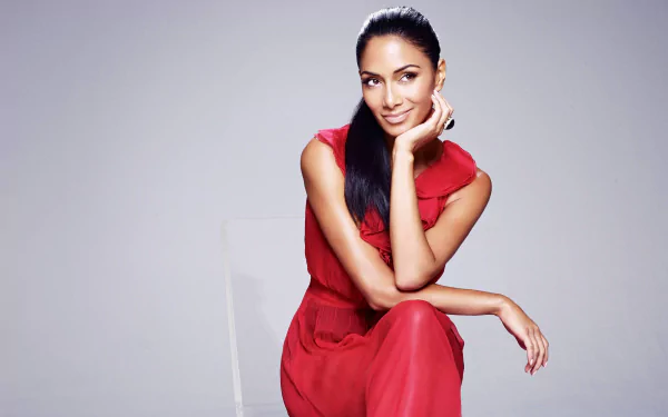 brown eyes ponytail American brunette singer music Nicole Scherzinger HD Desktop Wallpaper | Background Image
