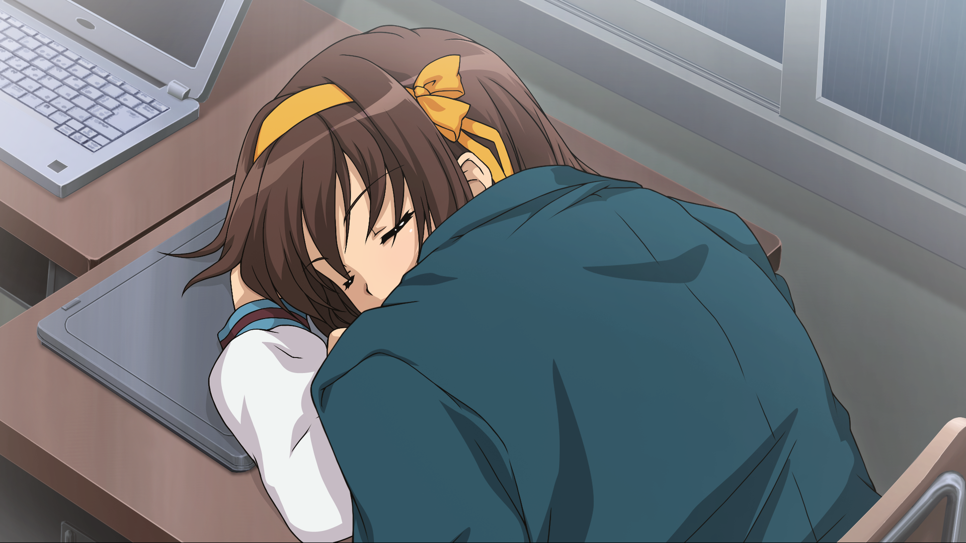 Download Suzumiya Haruhi No Yuuutsu Haruhi Suzumiya Anime The Melancholy Of Haruhi  Suzumiya HD Wallpaper by Itou Noiji