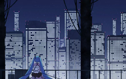 Hatsune Miku Anime Vocaloid HD Desktop Wallpaper | Background Image