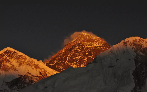  Highest point in the world Mount Everest