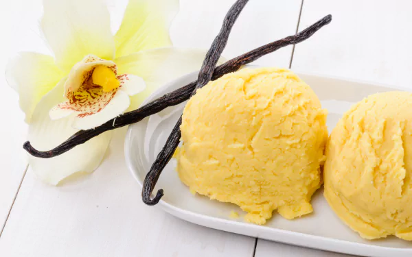 vanilla summer food ice cream HD Desktop Wallpaper | Background Image