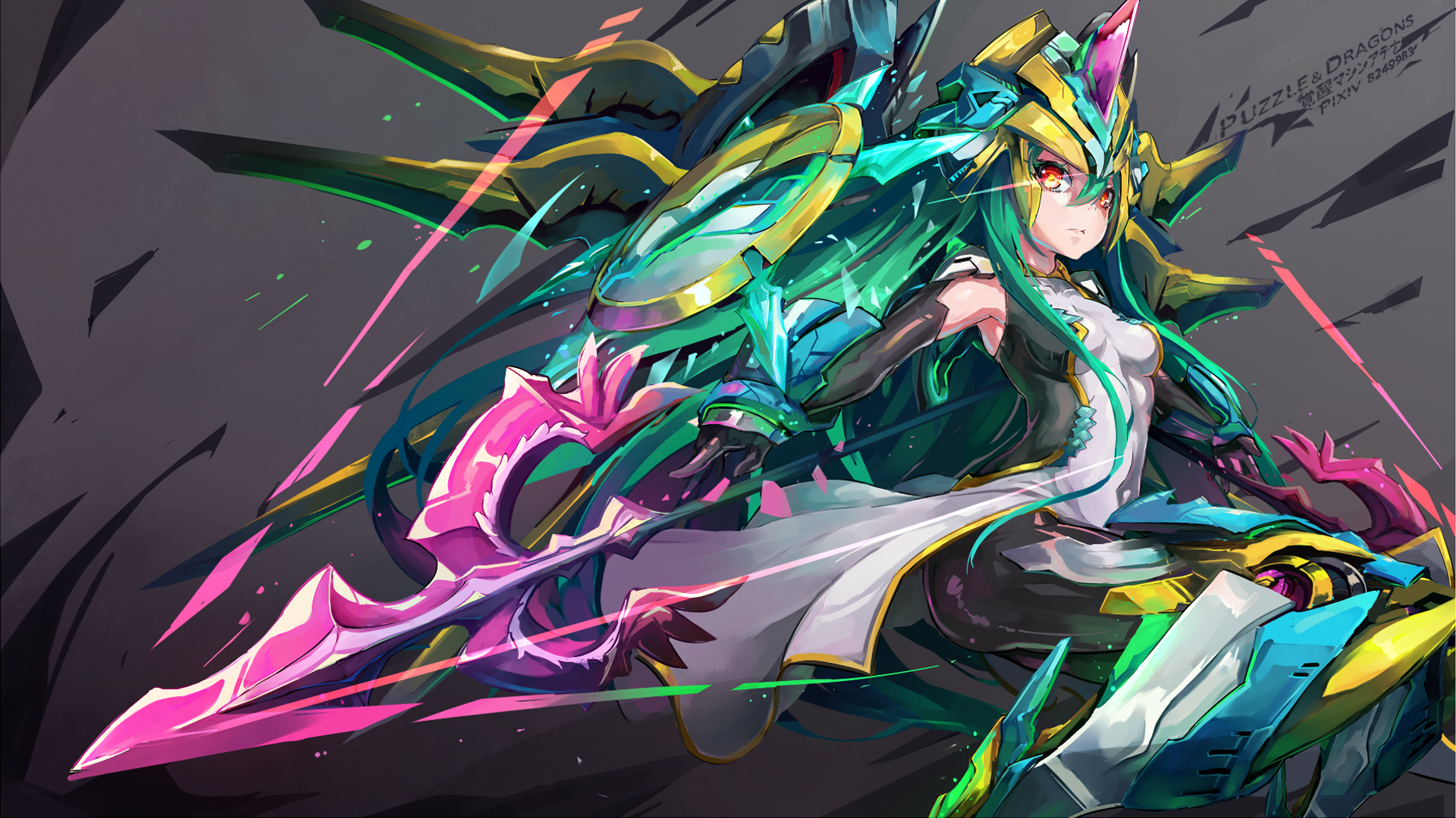 Anime Puzzle & Dragons HD Wallpaper by 黒狐