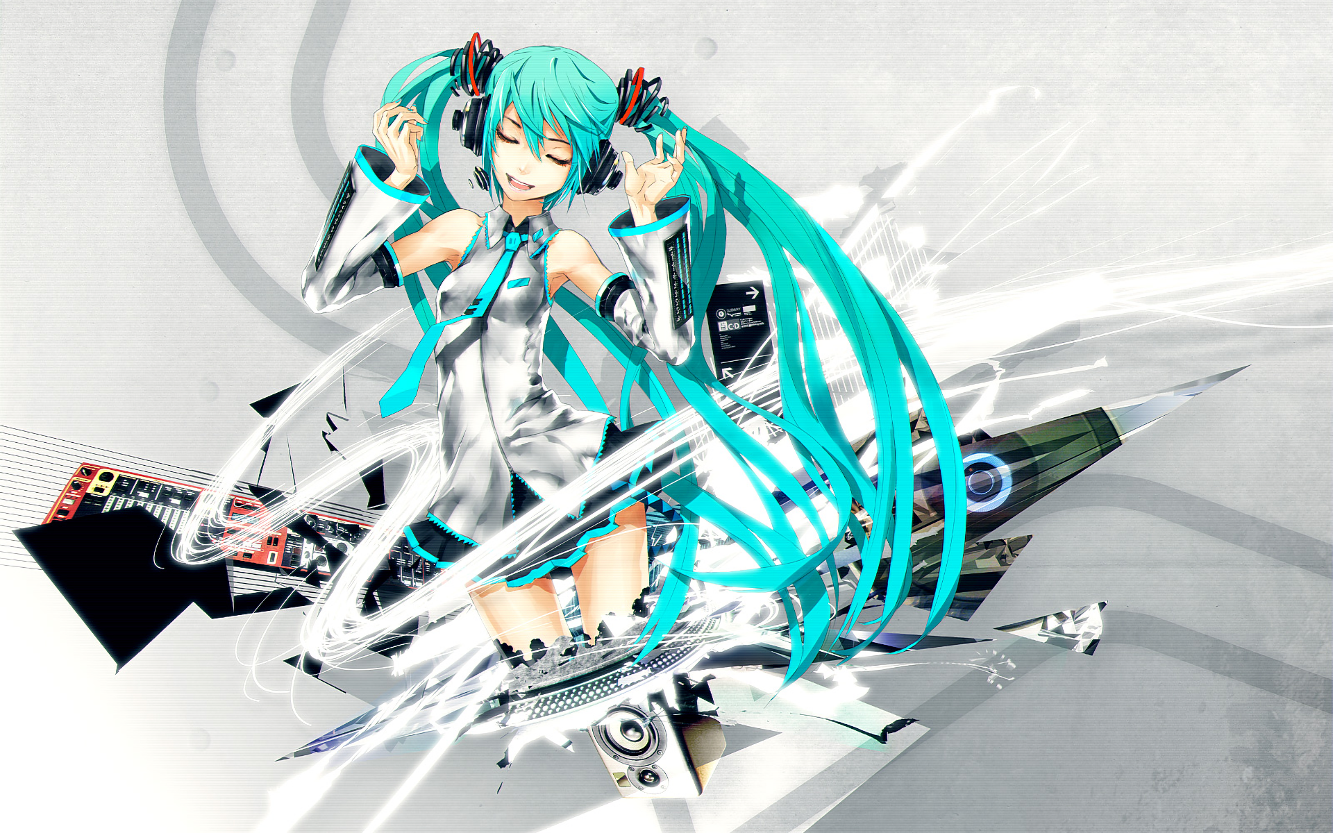 Download Hatsune Miku Anime Vocaloid HD Wallpaper by Redjuice