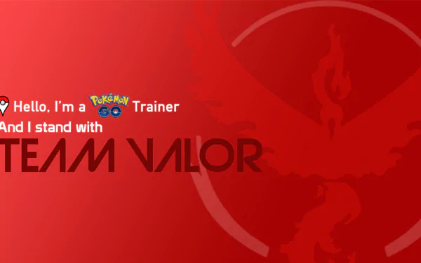 Team Valor video game Pokemon Go HD Desktop Wallpaper | Background Image