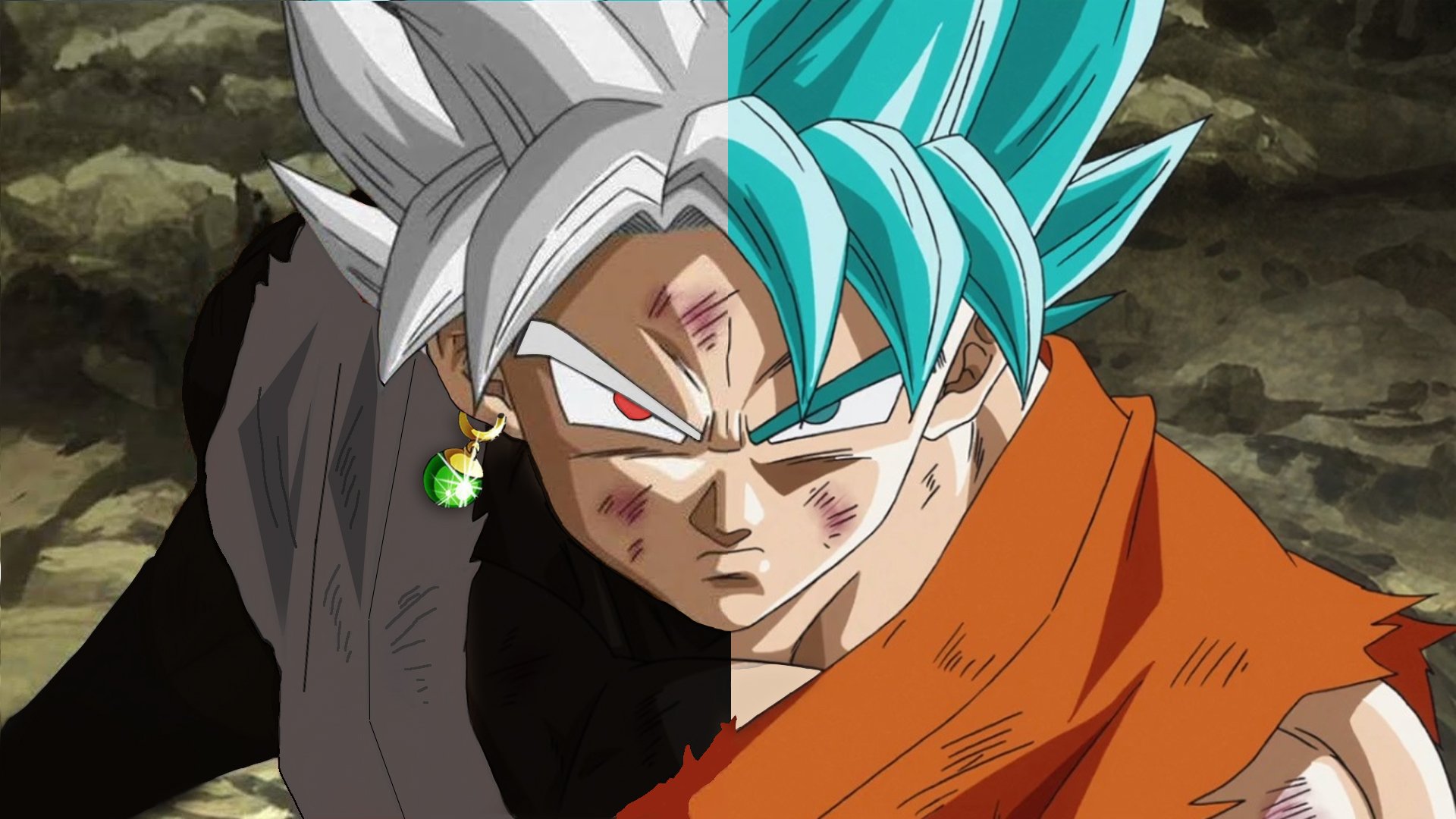 Goku Super Saiyan Goku Blue vs Black