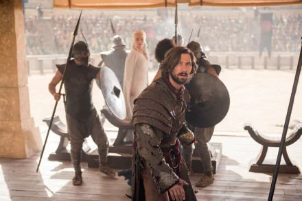 Daenerys Targaryen Emilia Clarke Michiel Huisman Daario Naharis TV Show Game Of Thrones HD Desktop Wallpaper | Background Image