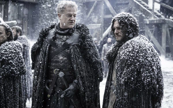 Owen Teale Alliser Thorne Kit Harington Jon Snow TV Show Game Of Thrones HD Desktop Wallpaper | Background Image