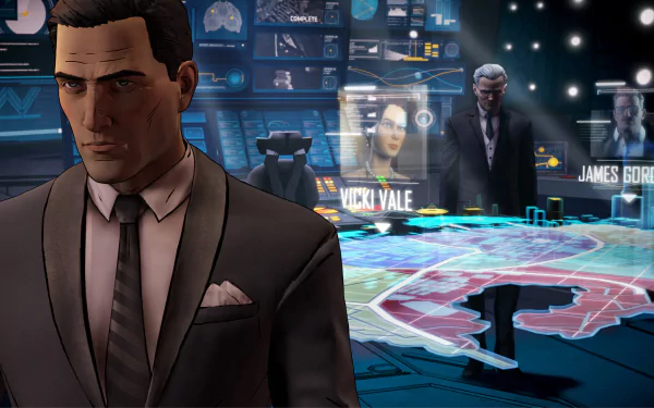 Alfred Pennyworth Bruce Wayne Batman video game Batman - The Telltale Series HD Desktop Wallpaper | Background Image
