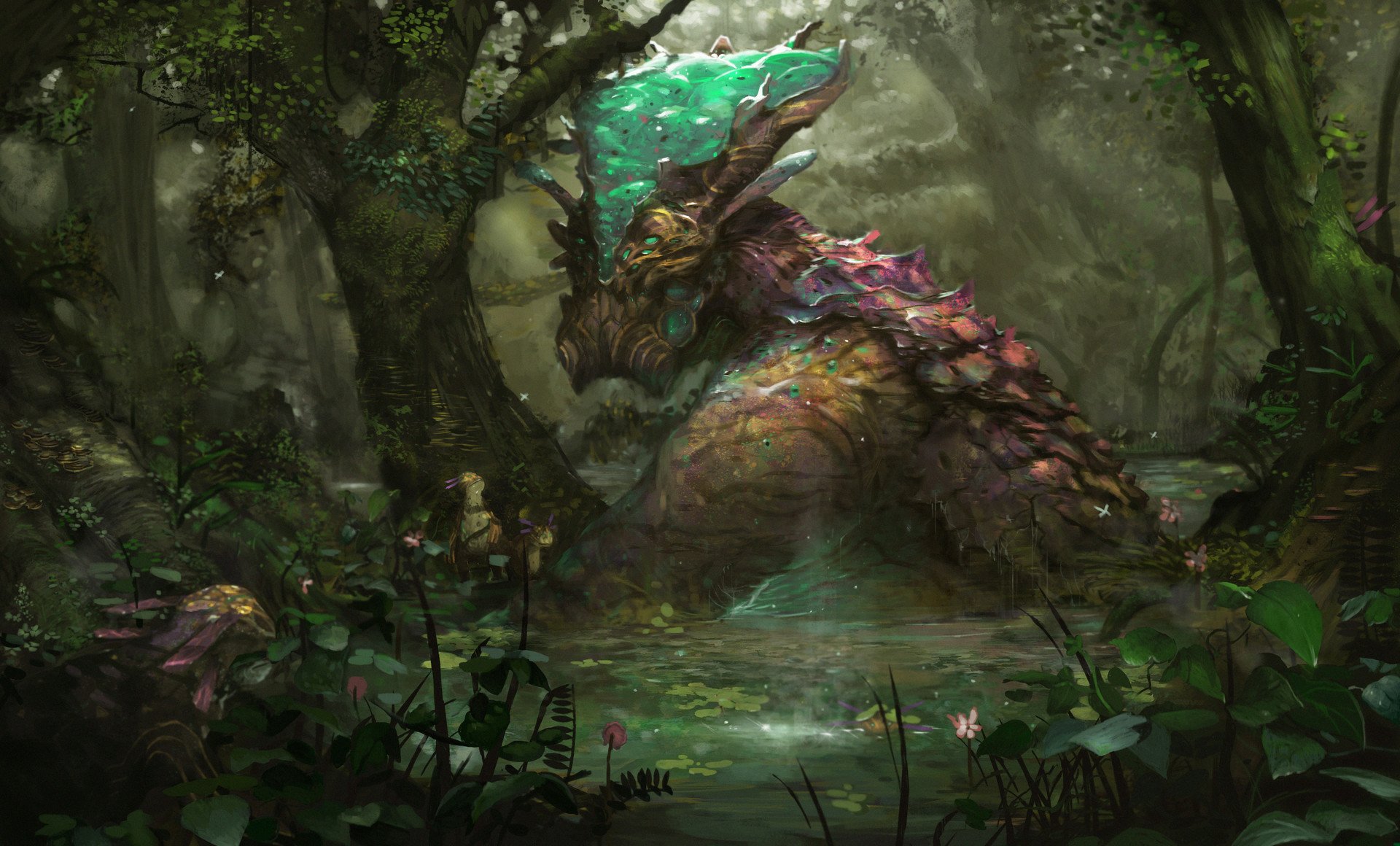 Fantasy Creature HD Wallpaper by Matias Cabezas Montoya