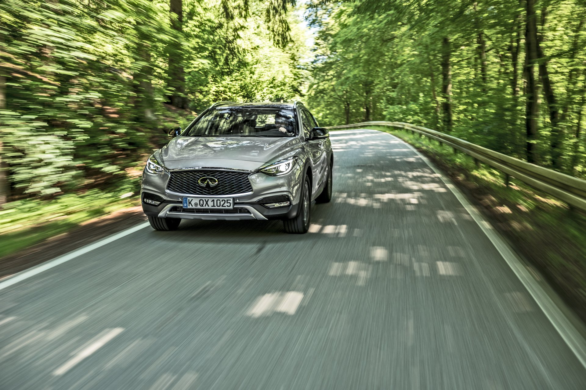 Download Car Silver Car Infiniti Vehicle Infiniti Q30 4k Ultra HD Wallpaper
