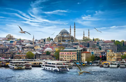 religious Süleymaniye Mosque HD Desktop Wallpaper | Background Image